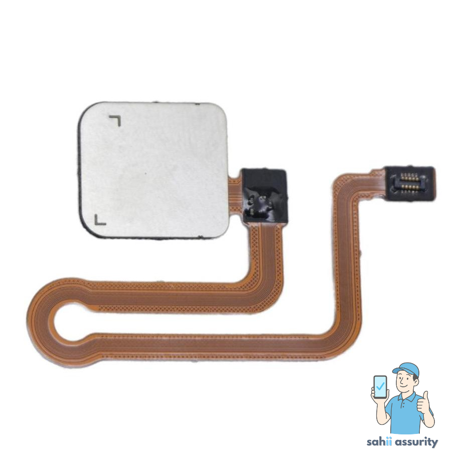 Fingerprint Sensor with Flex Cable for Vivo Y19 Black thumbnail